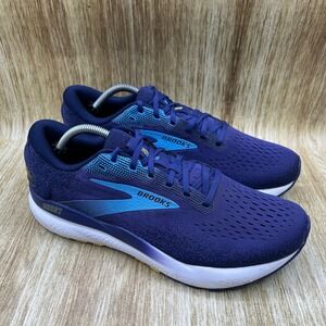 Brooks Ghost 16 Men's 11.5 Navy Blue Running Shoes Sneakers Athletic 1104181D438